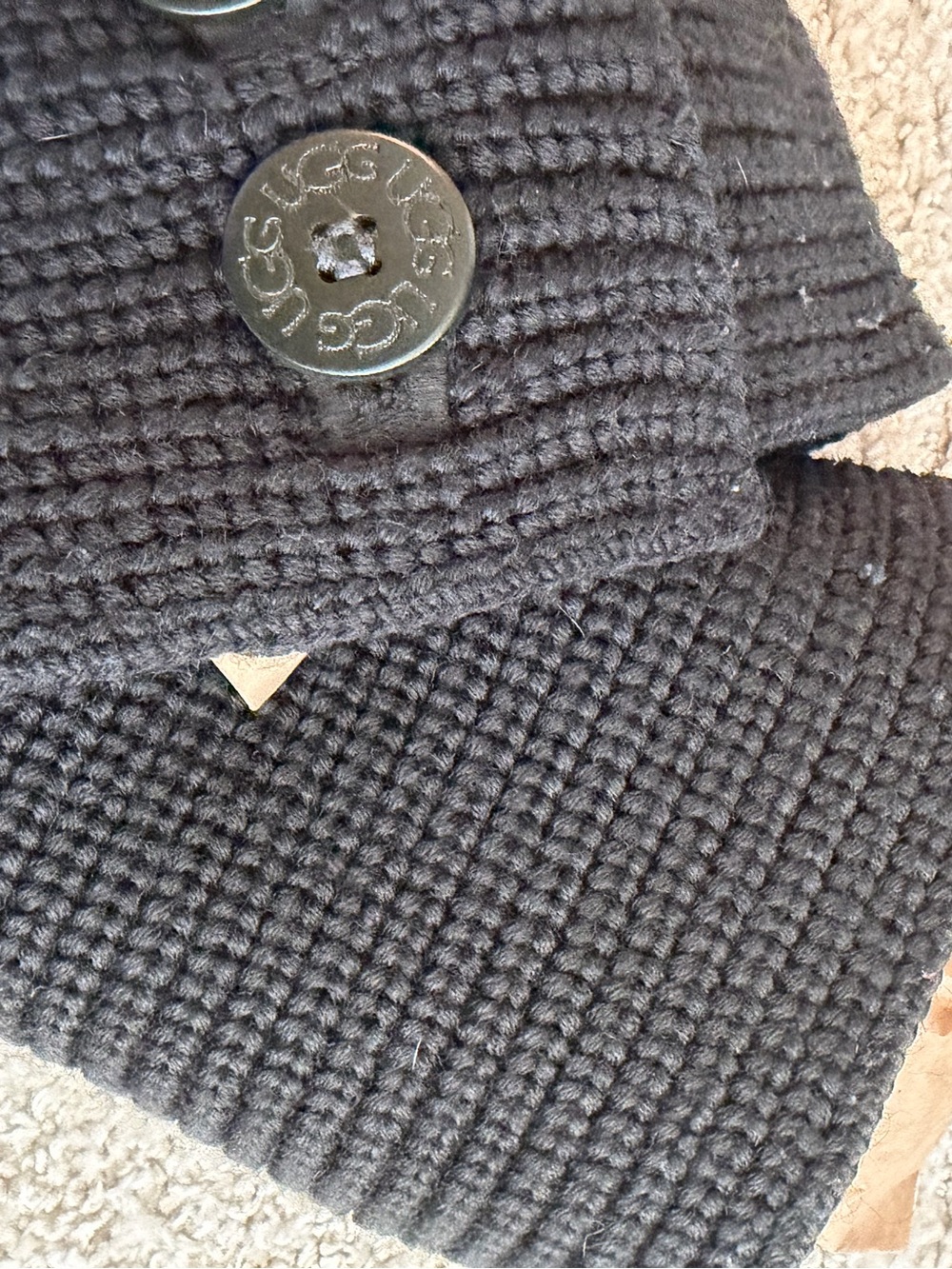 GUC Ugg Size 10 Tall Crotchet Cardy Boots - Picture 7 of 9